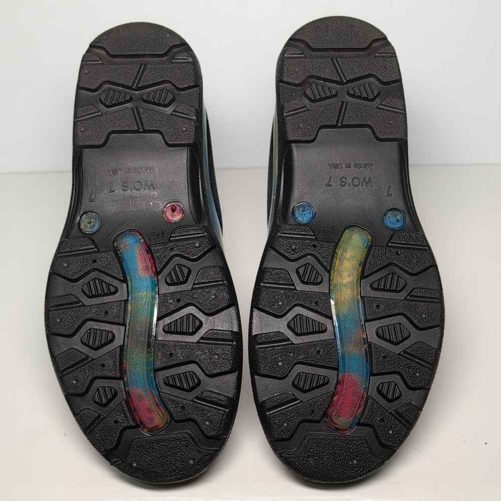 SLOGGERS midsummer blue floral waterproof Garden shoes women's size 7 - Picture 9 of 15
